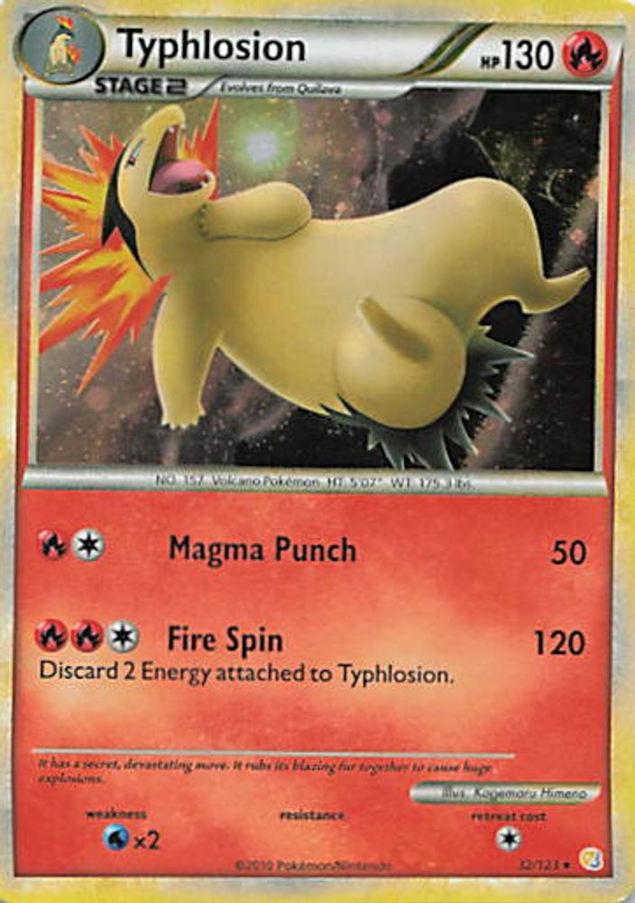 Typhlosion - 32/123 (Cosmos Holo)
