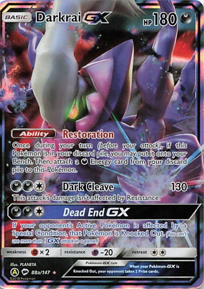 Darkrai GX - 88a/147