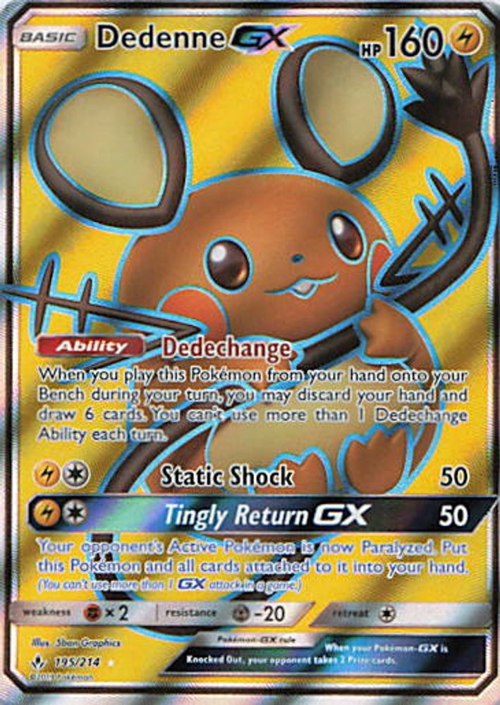 Dedenne GX (Full Art)