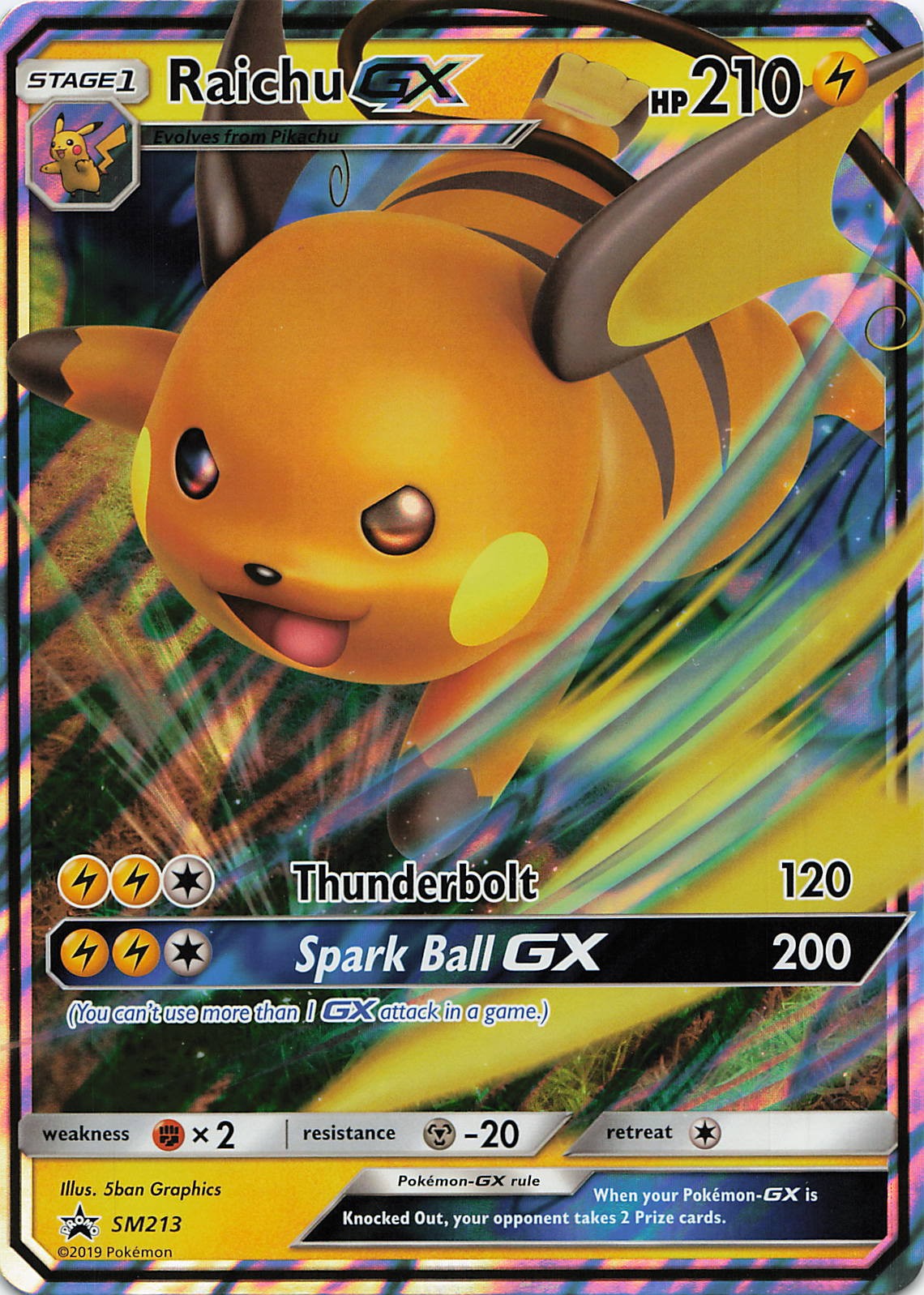 Raichu GX - SM213
