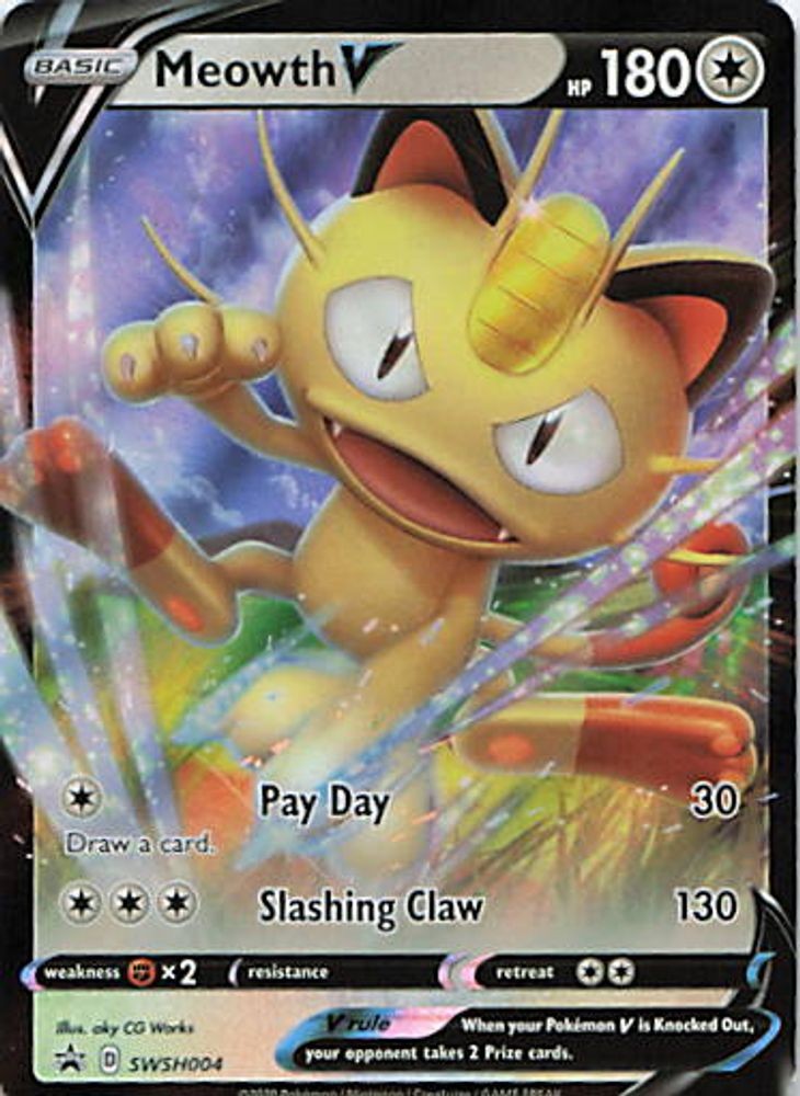 Meowth V - SWSH004