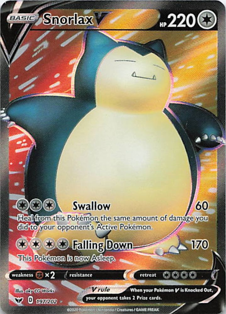 Snorlax V (Full Art)