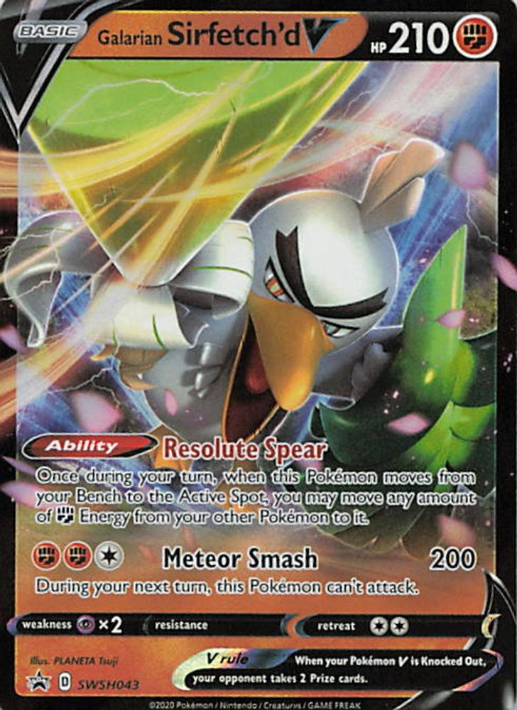 Galarian Sirfetch'd V - SWSH043
