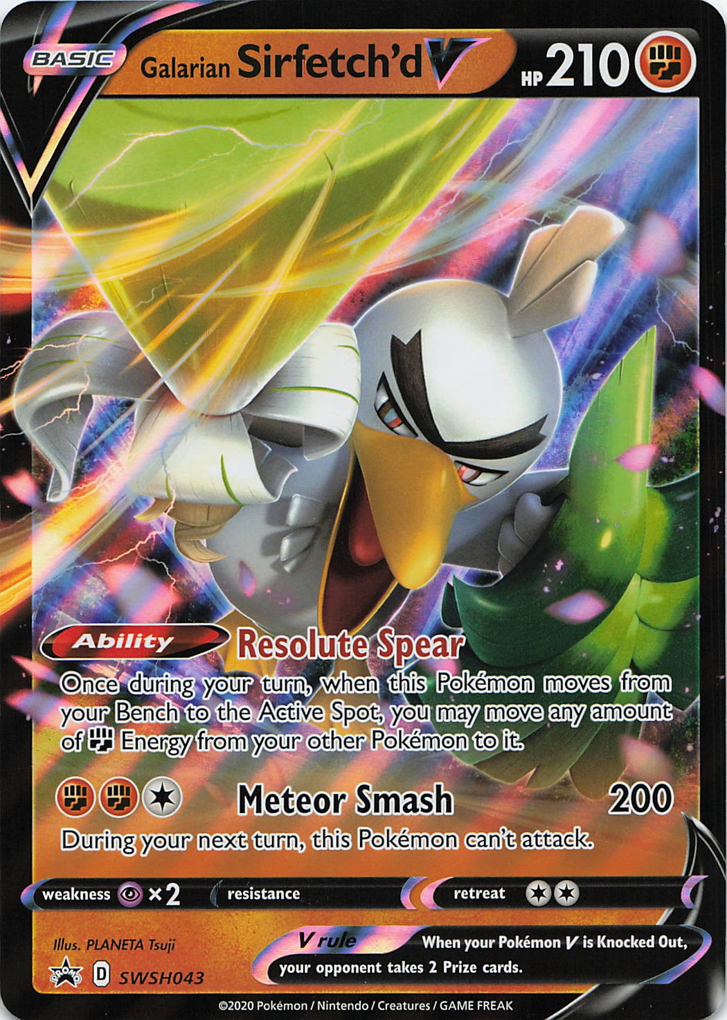 Galarian Sirfetch'd V - SWSH043