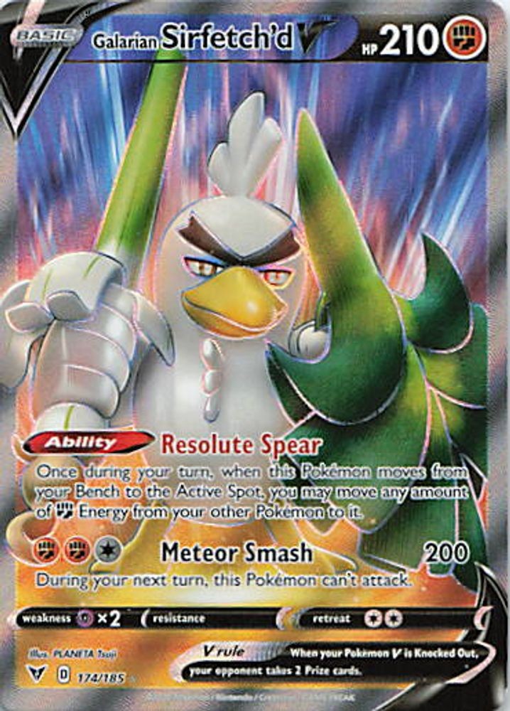 Galarian Sirfetch'd V (Full Art)