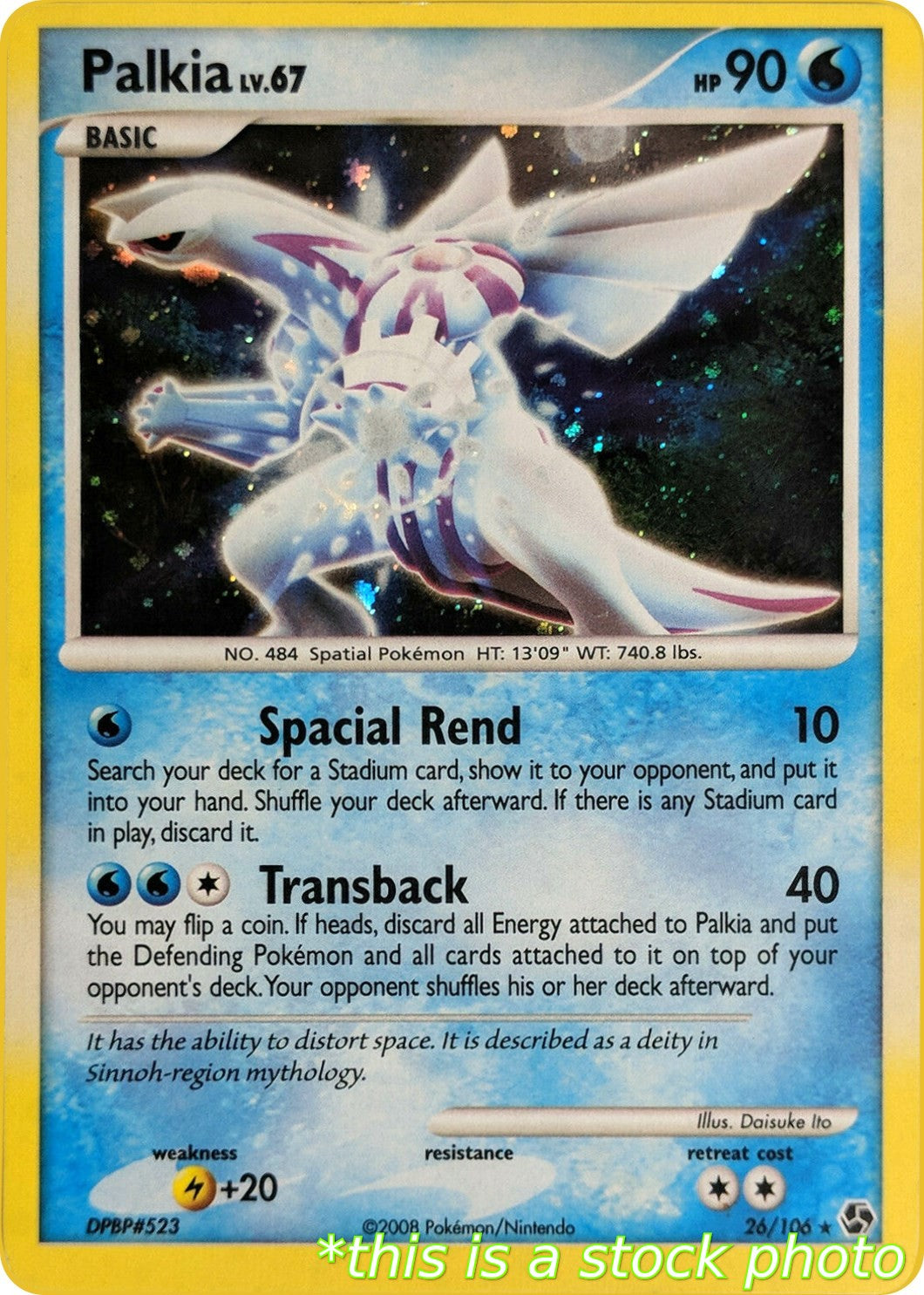 Palkia - 26/106 (Cosmos Holo)