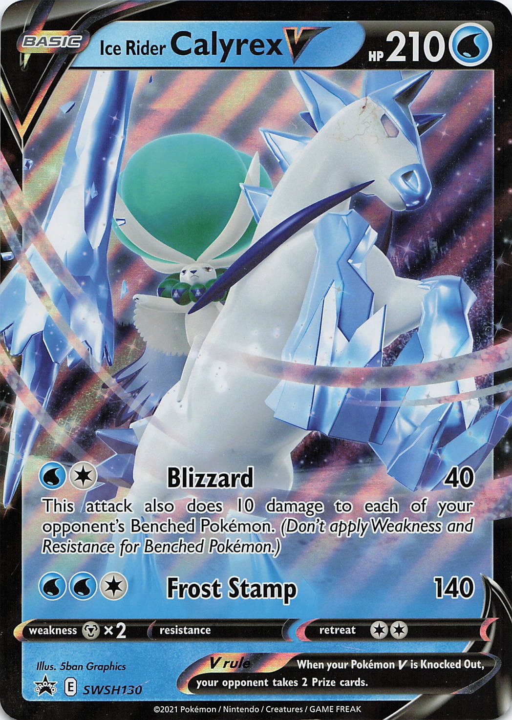 Ice Rider Calyrex V - SWSH130
