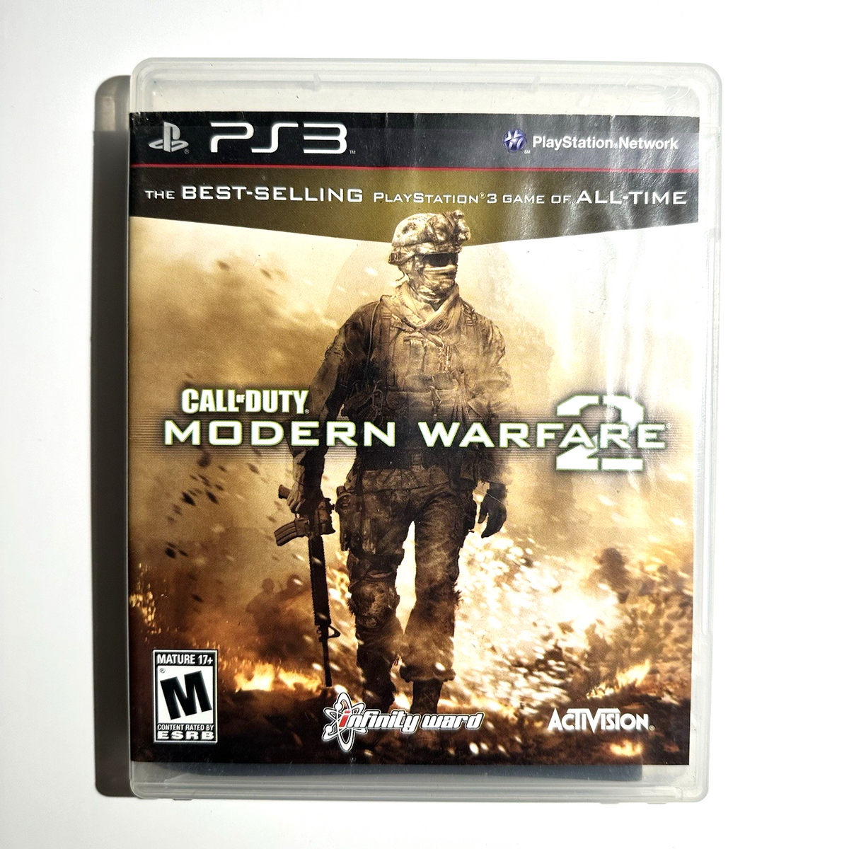 Call of Duty: Modern Warfare 2 (2009) PlayStation 3 game cover (reference image) | Near Mint / English / New