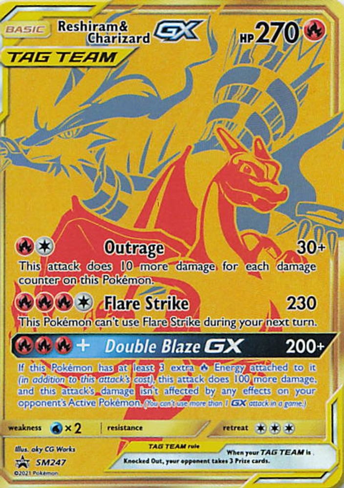 Reshiram & Charizard GX - SM247