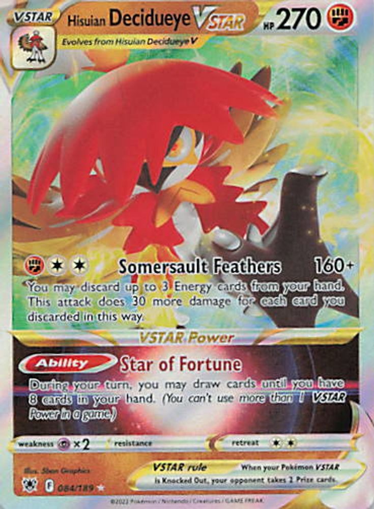Hisuian Decidueye VSTAR