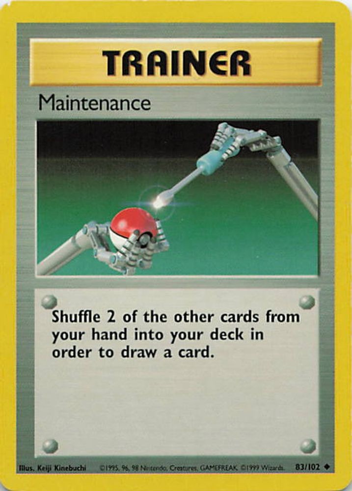 Maintenance
