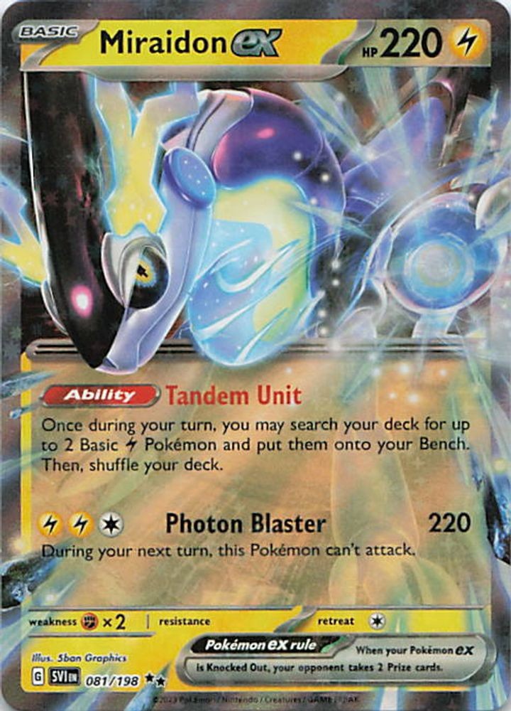 Miraidon ex - 081/198