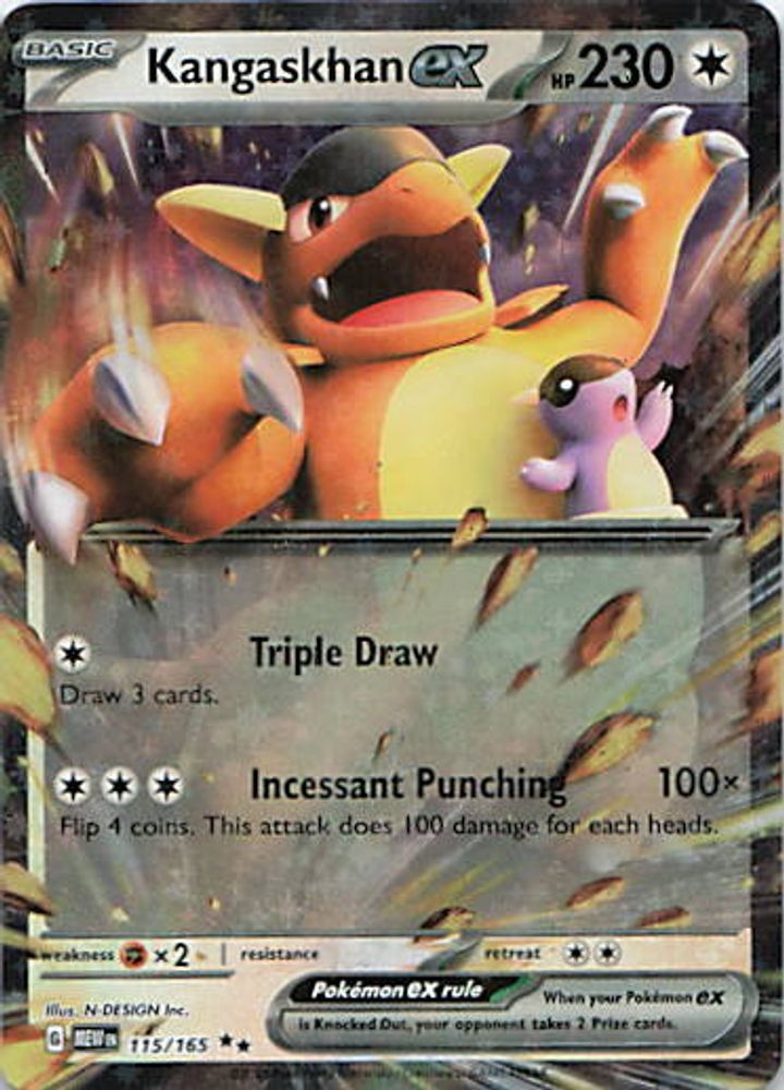 Kangaskhan ex - 115/165