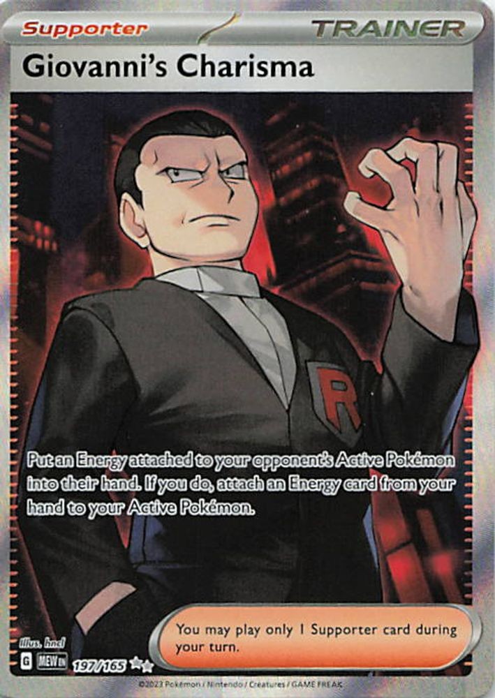 Giovanni's Charisma - 197/165