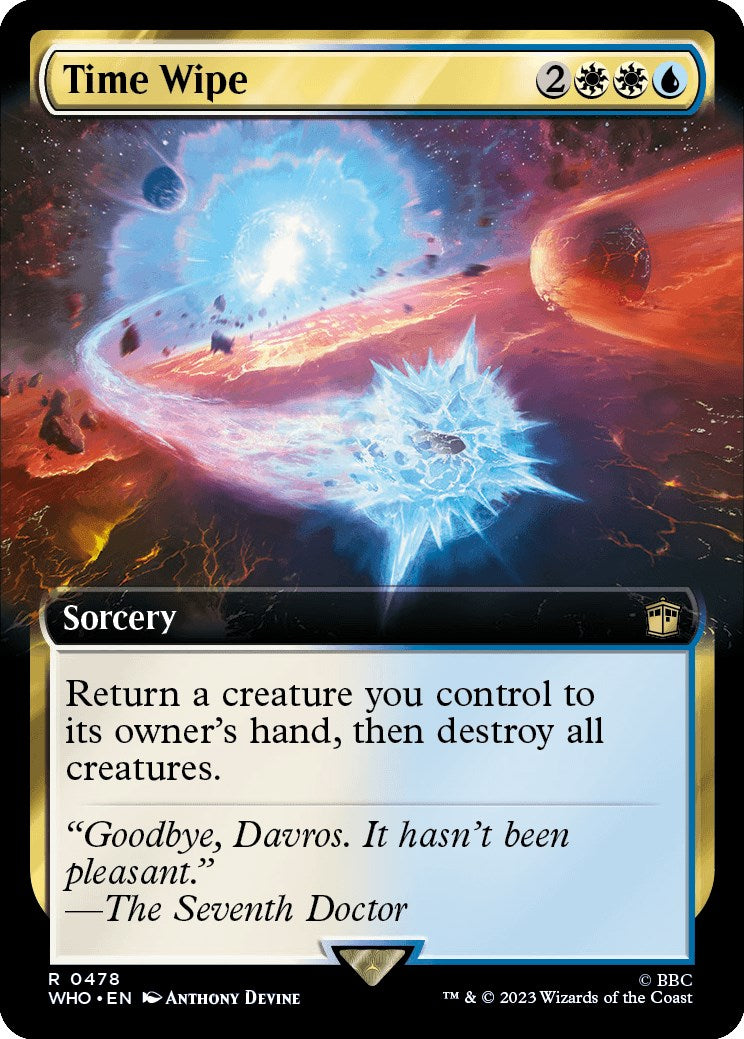Time Wipe (Extended Art)