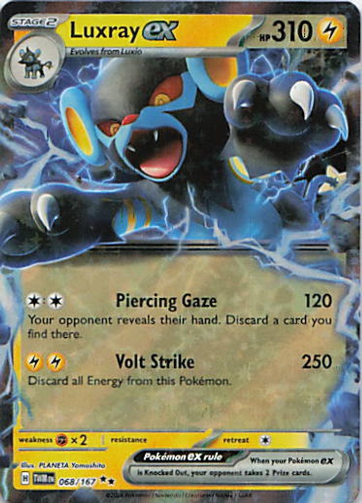 Luxray ex - 068/167