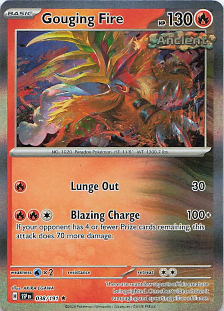 Gouging Fire