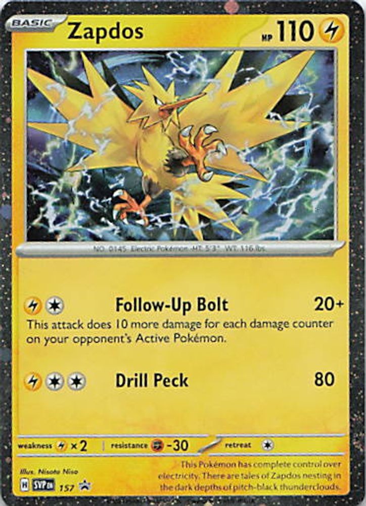 Zapdos - 157 (Cosmos Holo)