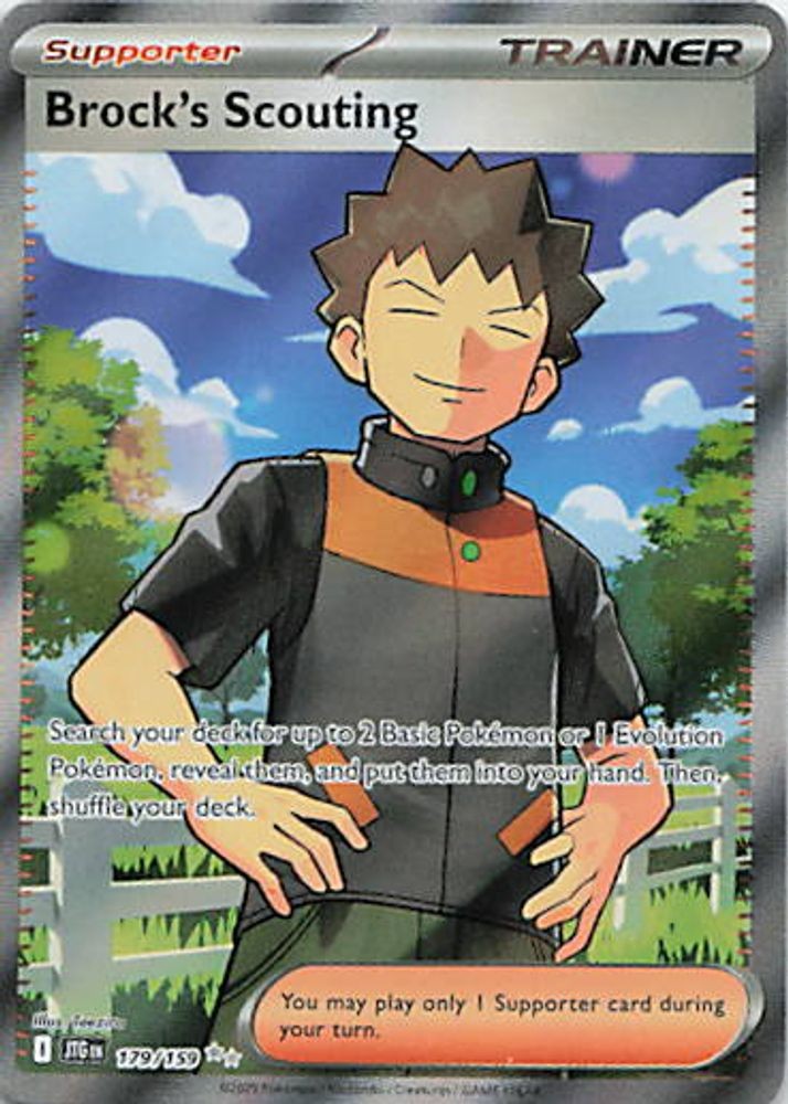 Brock's Scouting - 179/159
