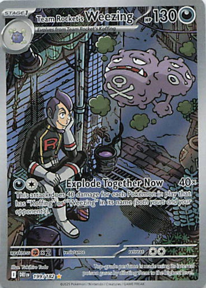 Team Rocket's Weezing - 199/182