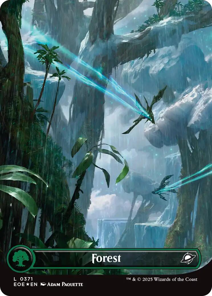 Forest (0371) (Borderless) (Galaxy Foil)
