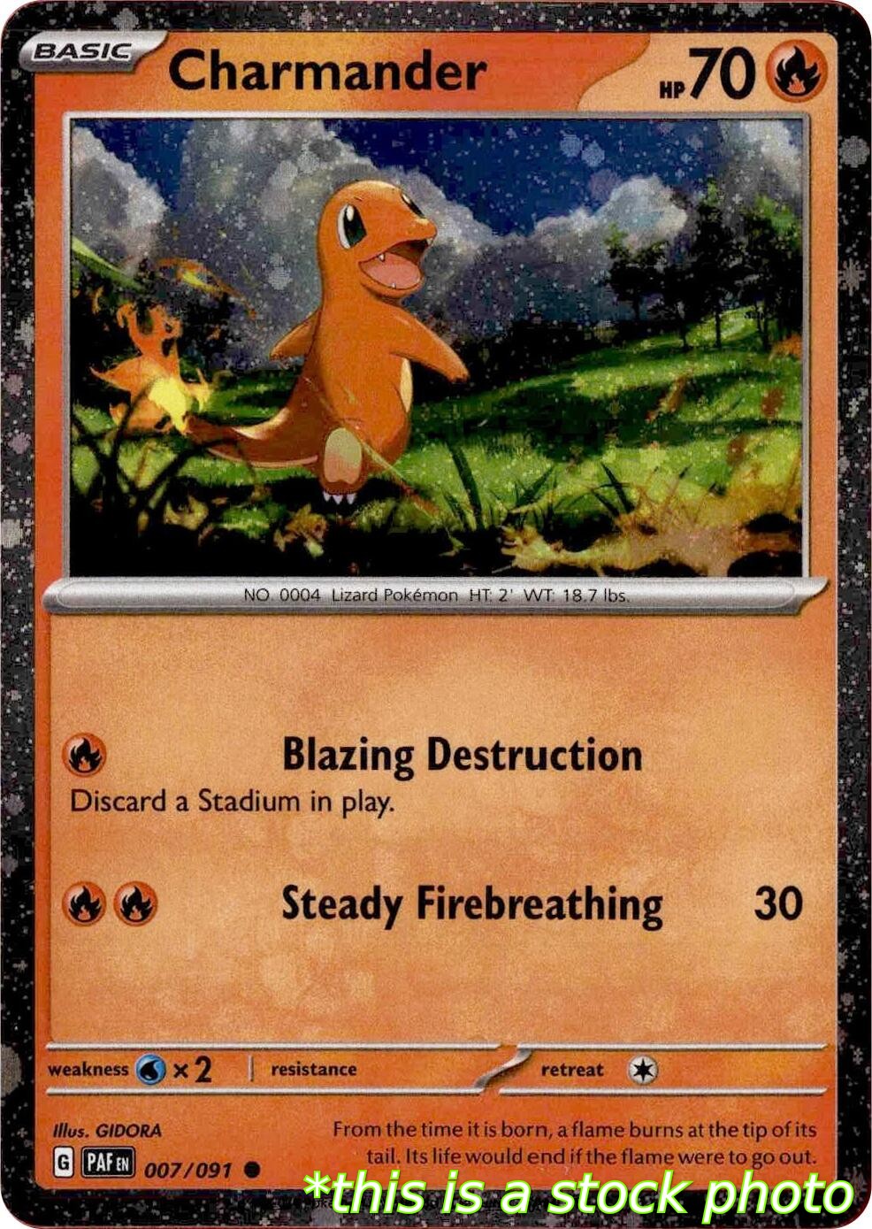 Charmander - 007/091 (Cosmos Holo)
