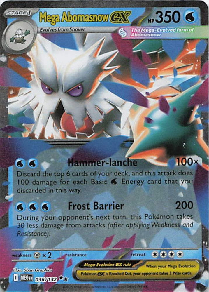 Mega Abomasnow ex - 036/132