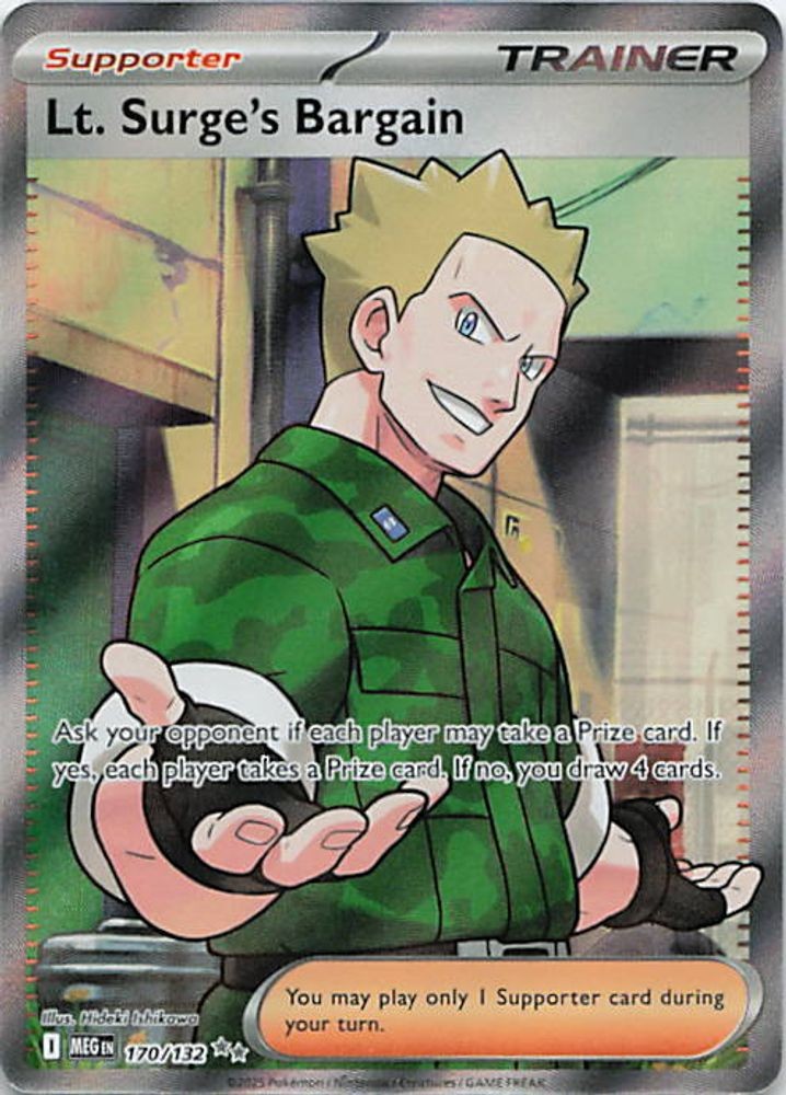 Lt. Surge's Bargain - 170/132