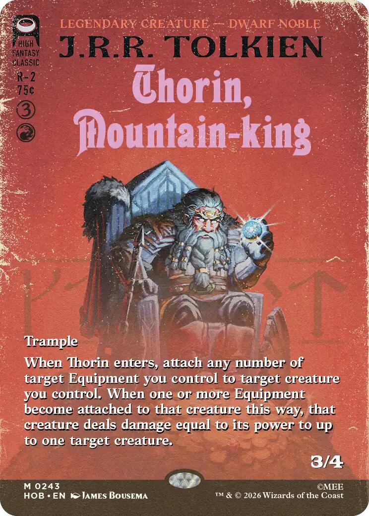 Thorin, Mountain-king (Borderless)