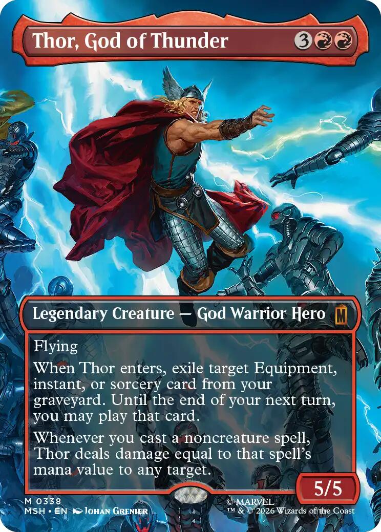 Thor, God of Thunder (Borderless) (0338)