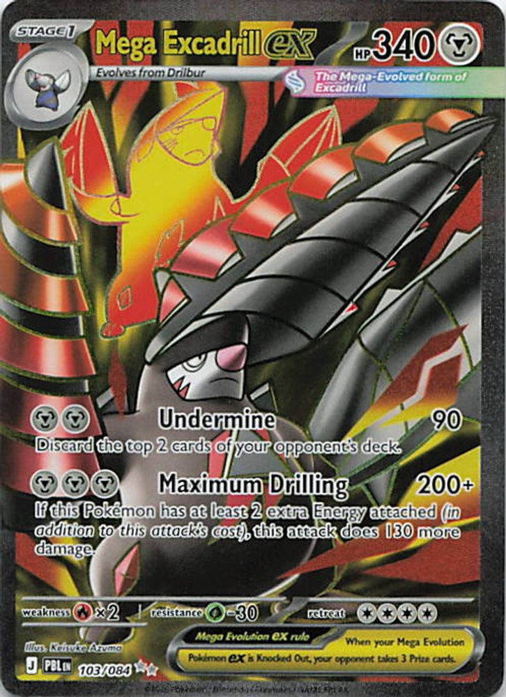 Mega Excadrill ex - 103/084