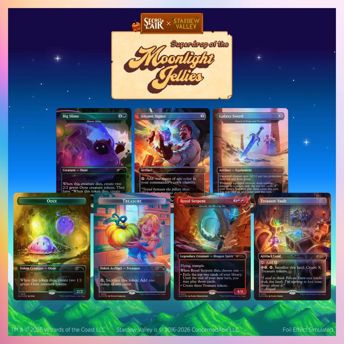 Secret Lair Drop: Secret Lair x Stardew Valley: A Flicker in the Deep - Traditional Foil Edition
