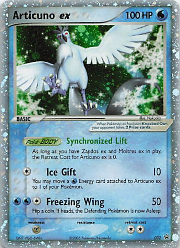 Articuno ex - 032 (EX Collector's Window Tins)