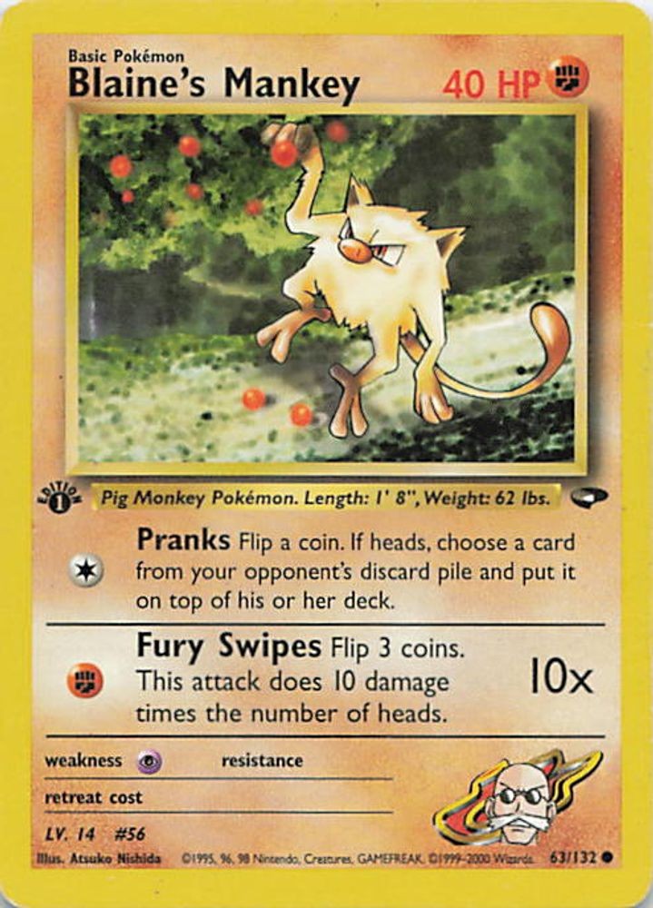 Blaine's Mankey