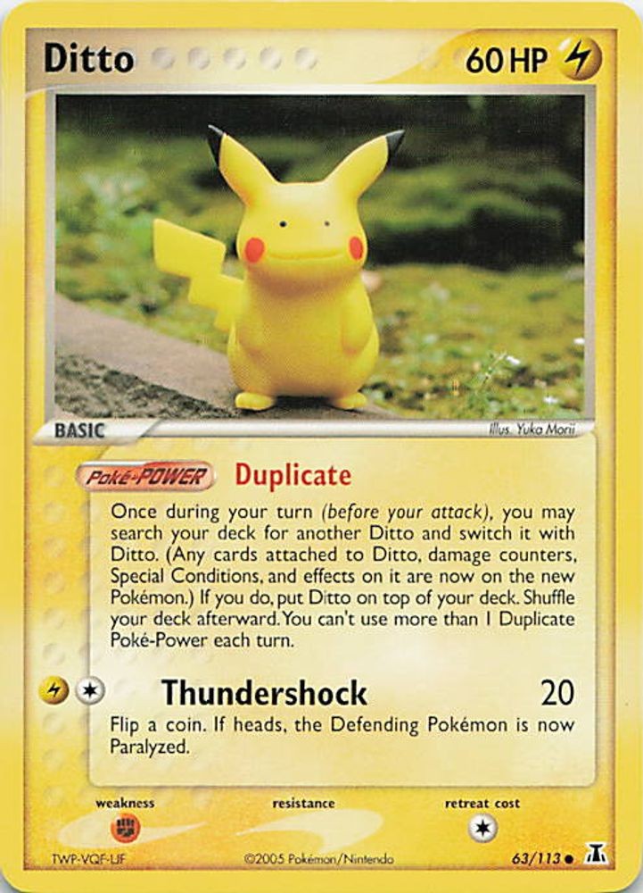 Ditto - 63/113 (Pikachu)
