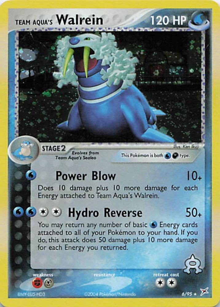 Team Aqua's Walrein