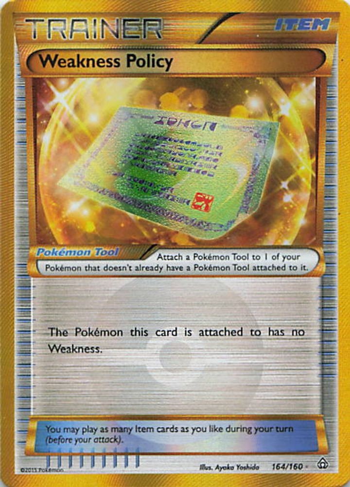 Weakness Policy (164 Secret Rare)
