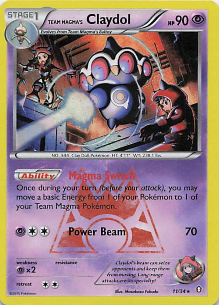 Team Magma's Claydol
