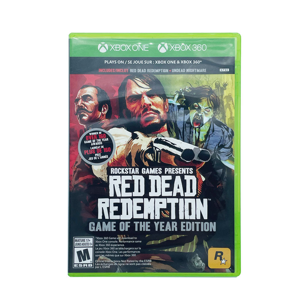 Red Dead Redemption: Game of the Year Edition Xbox 360 game cover (reference image) | Near Mint / English / New