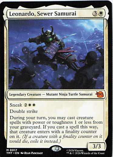 Leonardo, Sewer Samurai