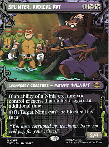 Splinter, Radical Rat (Showcase)