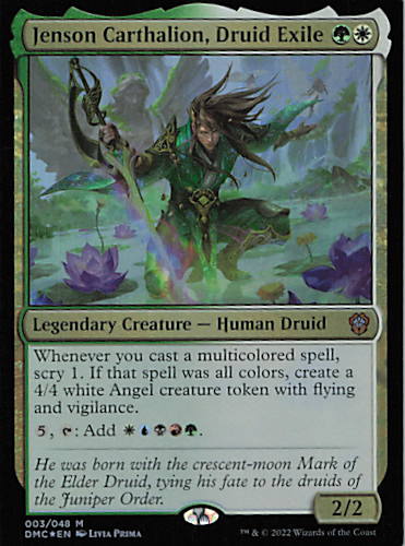 Jenson Carthalion, Druid Exile
