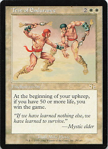 Test of Endurance | Lightly Played / English / Normal