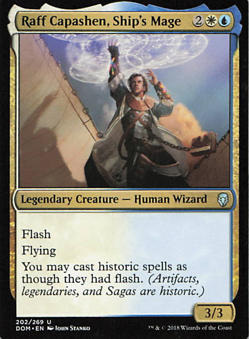 Raff Capashen, Ship's Mage