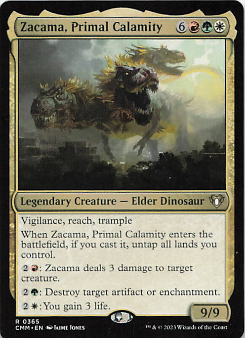 Zacama, Primal Calamity