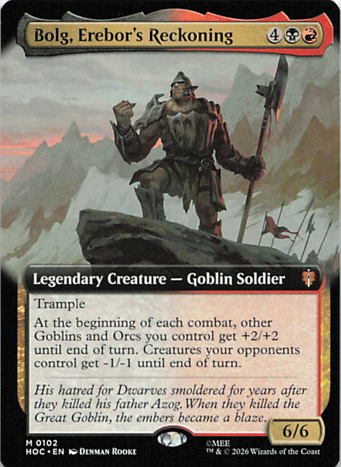 Bolg, Erebor's Reckoning (Extended Art)