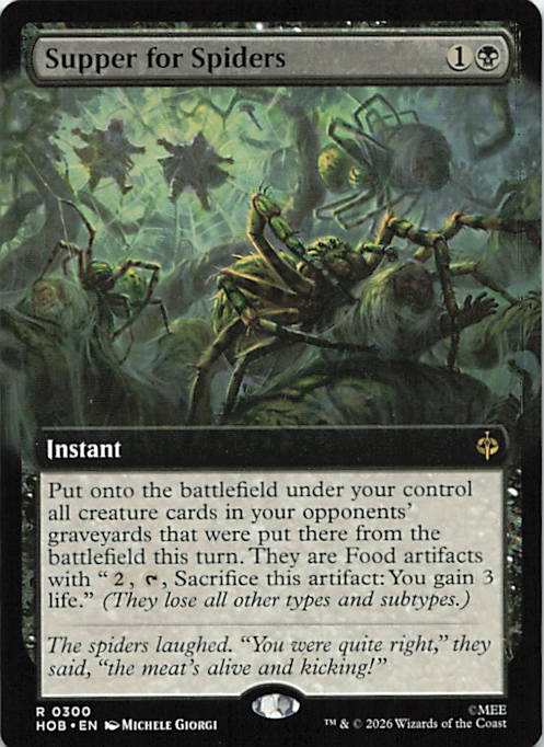 Supper for Spiders (Extended Art)