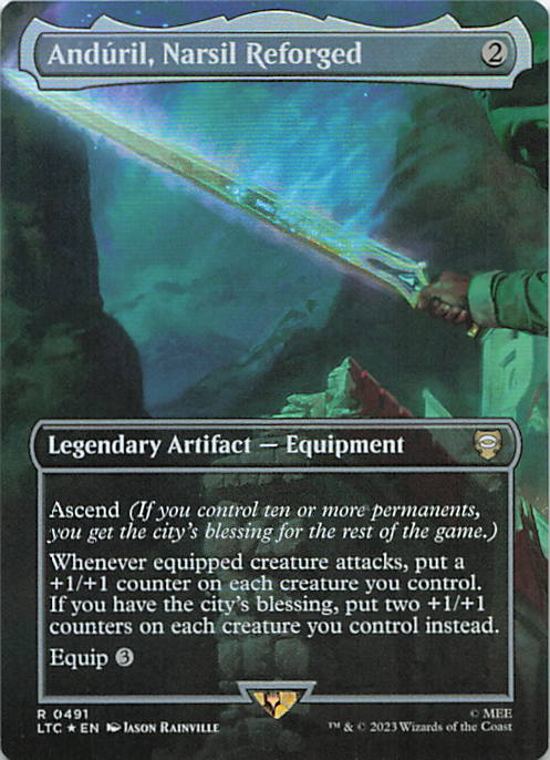 Anduril, Narsil Reforged (Borderless)