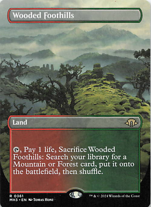 Wooded Foothills (Borderless)