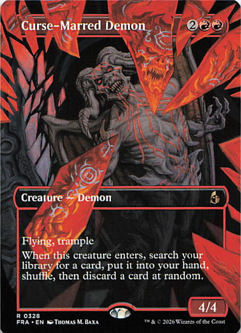 Curse-Marred Demon (Borderless) | Near Mint / English / Normal